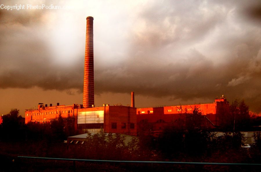 Power Plant, Brewery, Factory, Architecture, Castle, Fort, City