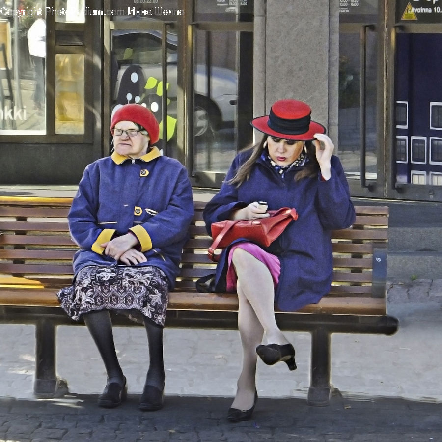 Human, People, Person, Bench