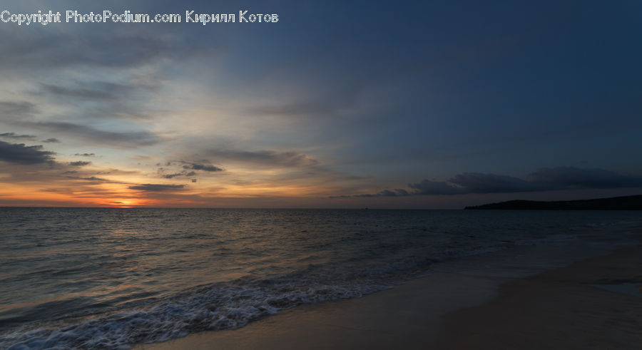 Beach, Coast, Outdoors, Sea, Water, Ocean, Dawn