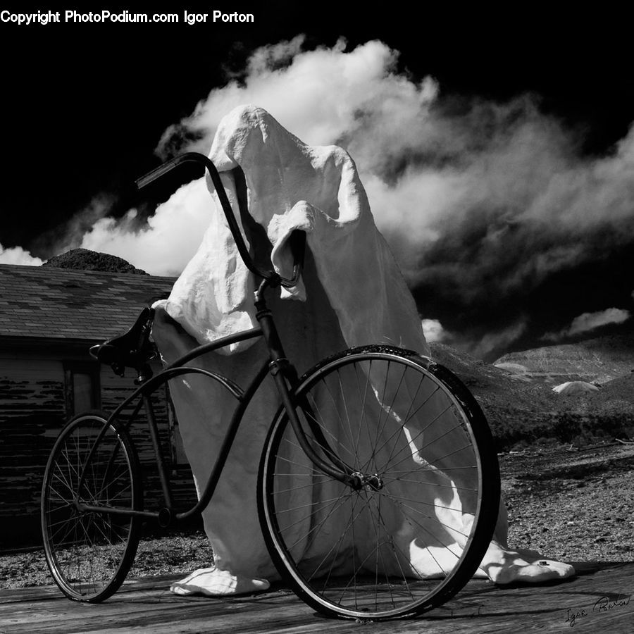 Bicycle, Bike, Vehicle, Backpack, Bag, Cyclist, Asphalt