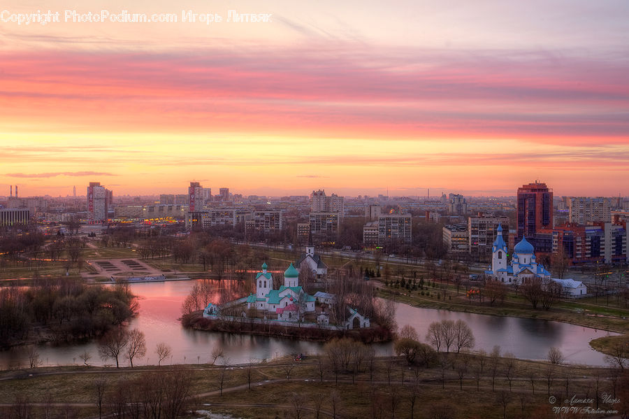Architecture, Castle, Fort, Ditch, Moat, City, Downtown