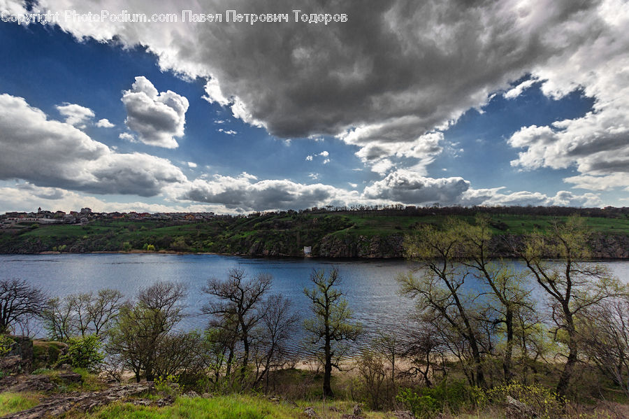 Cloud, Cumulus, Sky, Azure Sky, Outdoors, Lake, Water