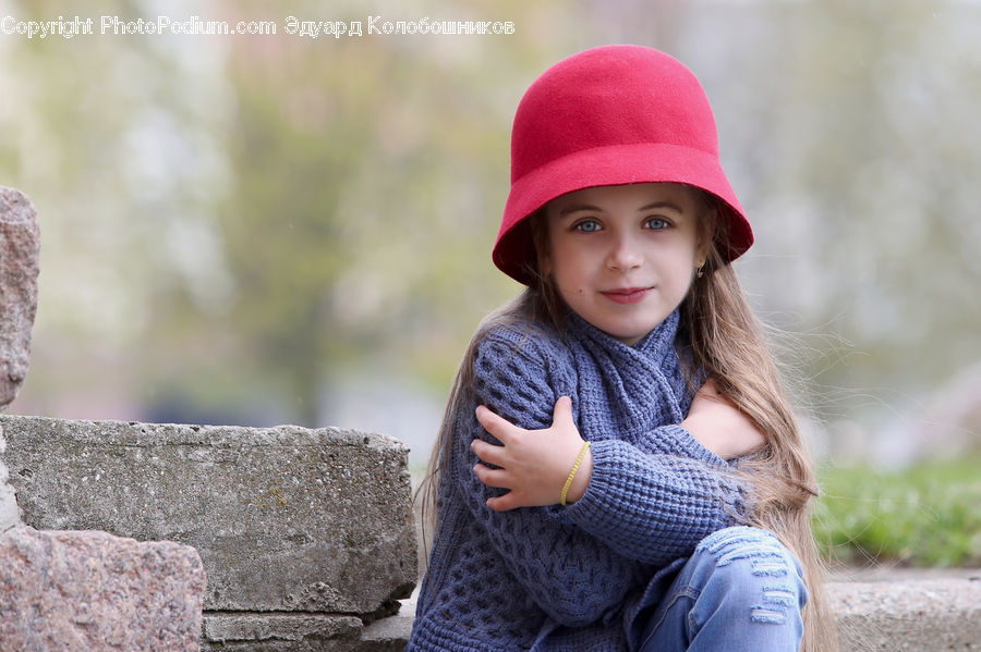 People, Person, Human, Female, Girl, Woman, Hat