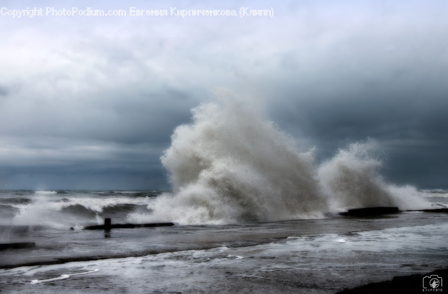 Outdoors, Sea, Sea Waves, Water, Coast, Ocean, Beach