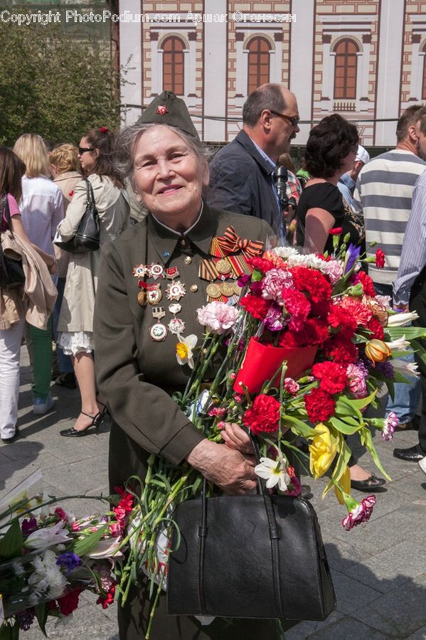 Plant, Potted Plant, People, Person, Human, Lei, Blossom