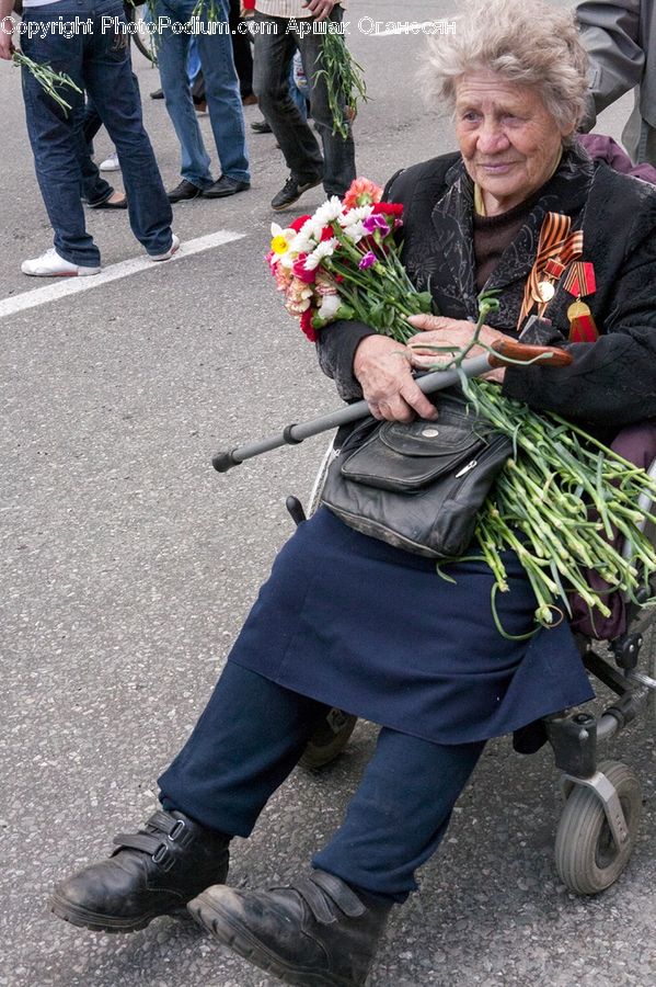 People, Person, Human, Plant, Potted Plant, Clothing, Denim