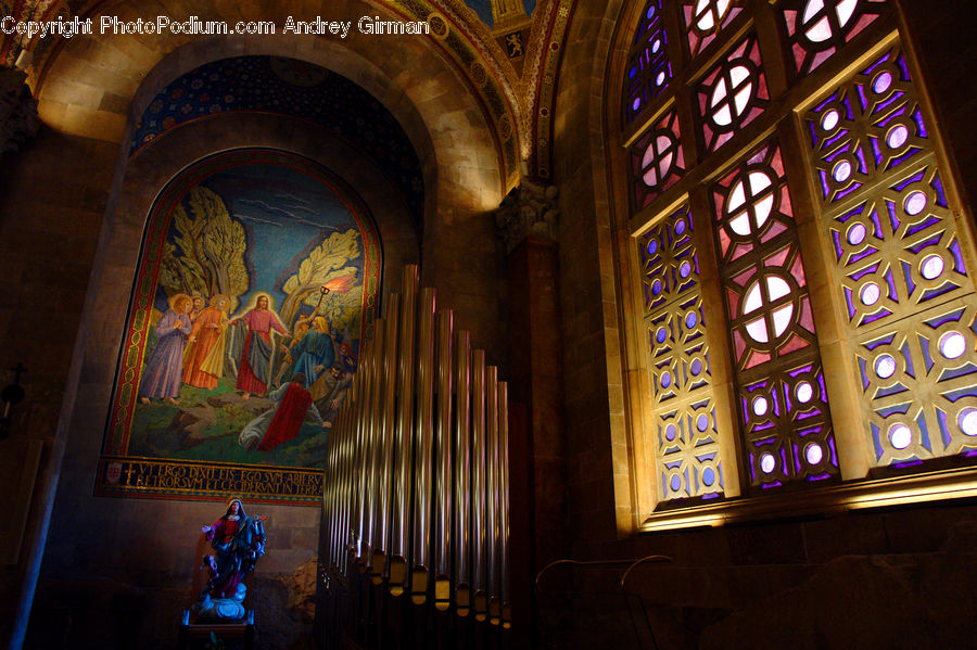 Art, Stained Glass, Architecture, Church, Worship, Dome, Mosque