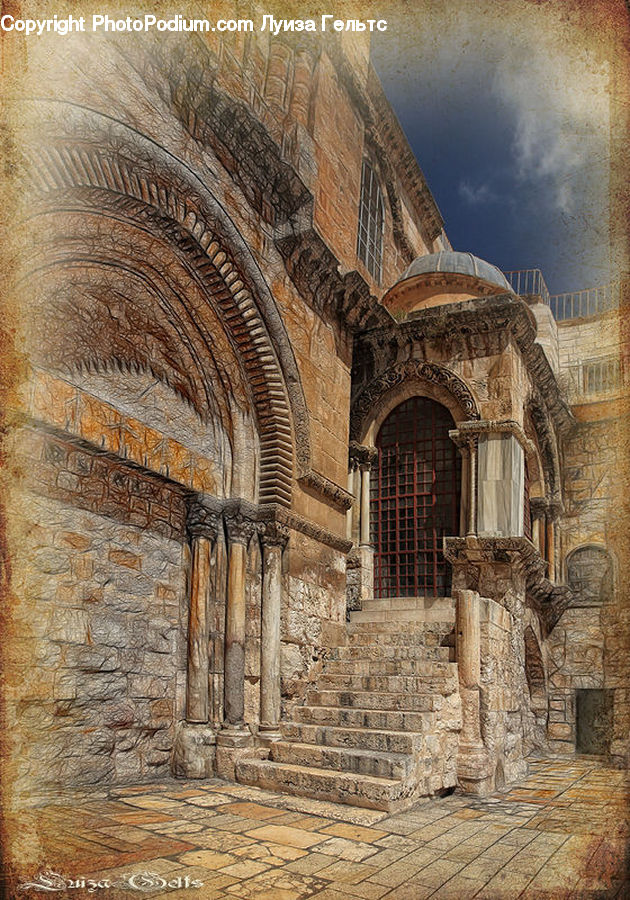 Arch, Ruins, Architecture, Crypt, Column, Pillar, Castle