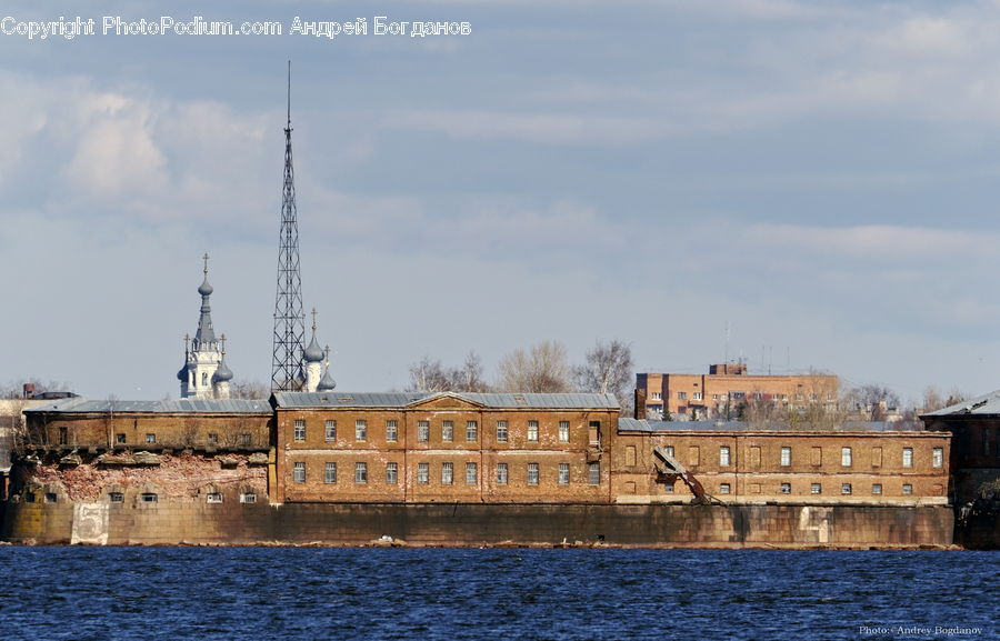 Constriction Crane, Architecture, Cathedral, Church, Worship, Castle, Fort