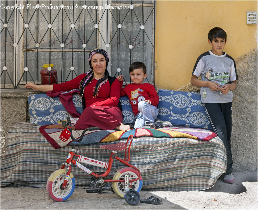 People, Person, Human, Bicycle, Bike, Vehicle, Tricycle