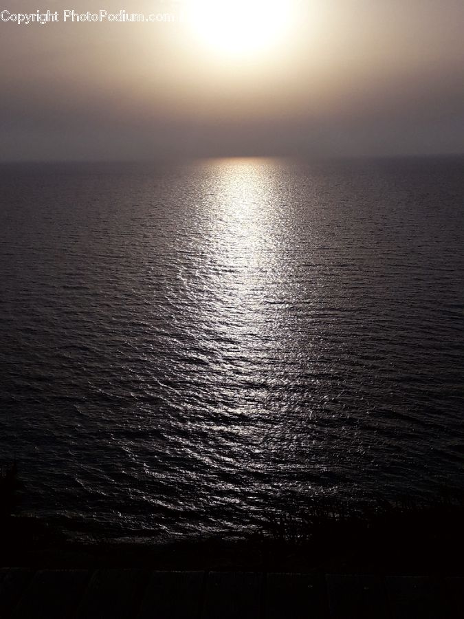 Ocean, Outdoors, Sea, Water, Horizon, Sky, Ripple