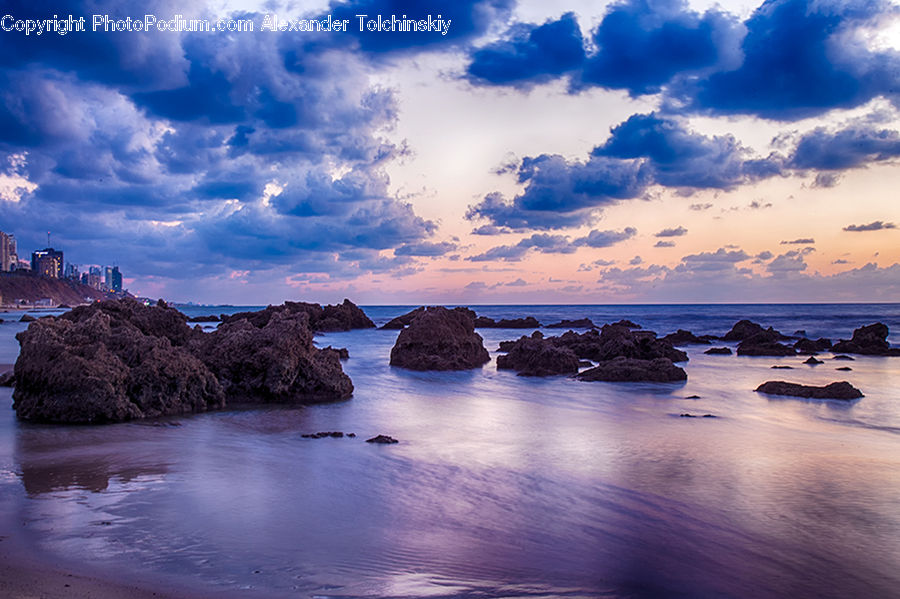 Coast, Outdoors, Sea, Water, Beach, Promontory, Azure Sky