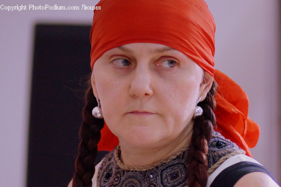 People, Person, Human, Braid, Hair, Bandana, Hat