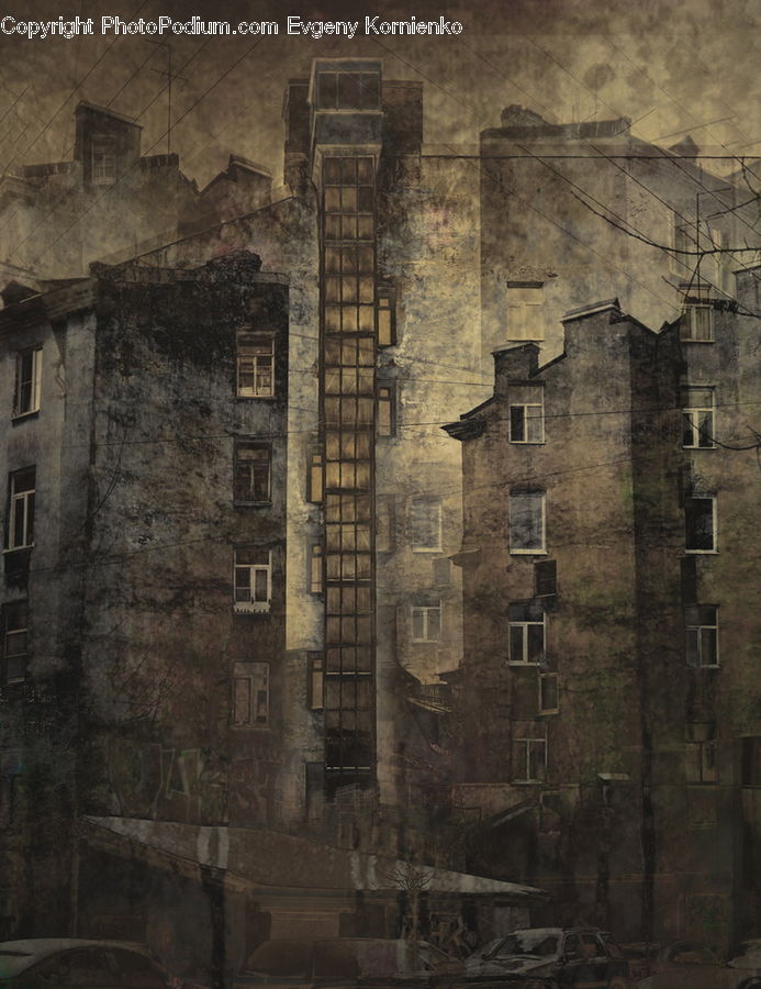 Ruins, Architecture, Castle, Fort, Building, Apartment Building, High Rise