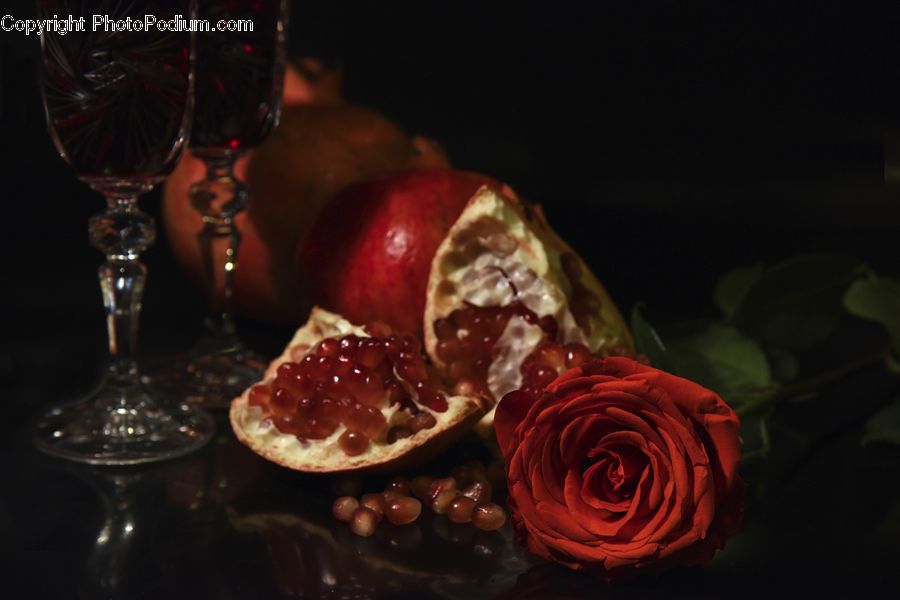 Glass, Goblet, Beverage, Wine, Wine Glass, Fruit, Grapes