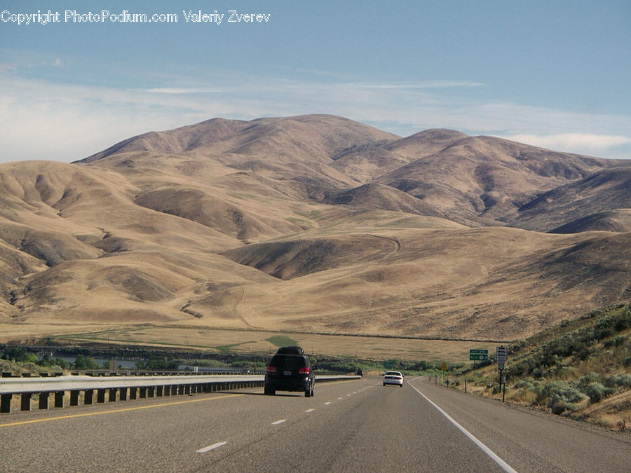 Freeway, Road, Highway, Dirt Road, Gravel, Landscape, Nature