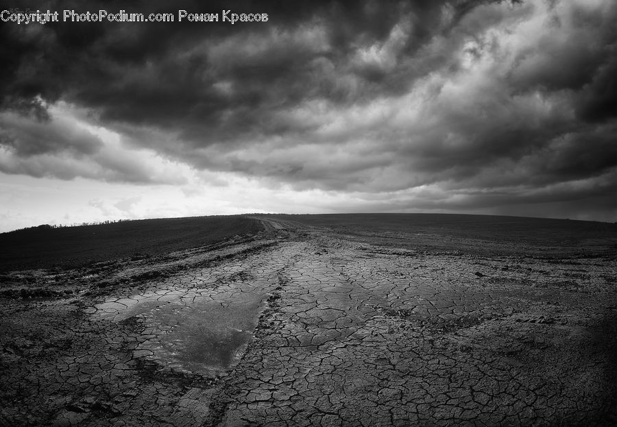 Outdoors, Storm, Weather, Sand, Soil, Dirt Road, Gravel