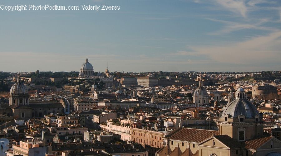 Architecture, Cathedral, Church, Worship, Aerial View, City, Downtown