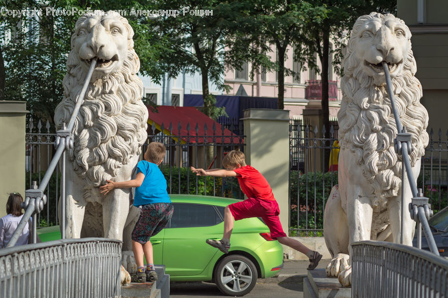 People, Person, Human, Art, Sculpture, Statue, Automobile