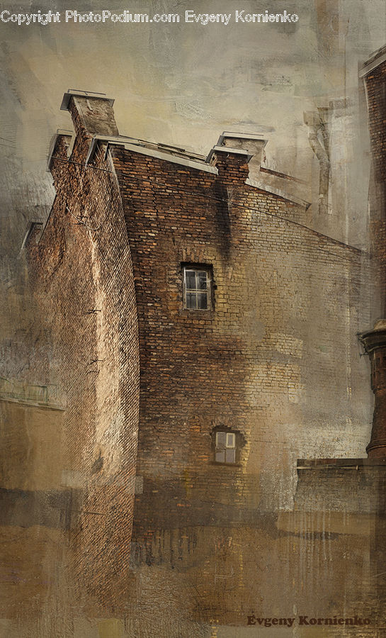 Castle, Fort, Architecture, Brick
