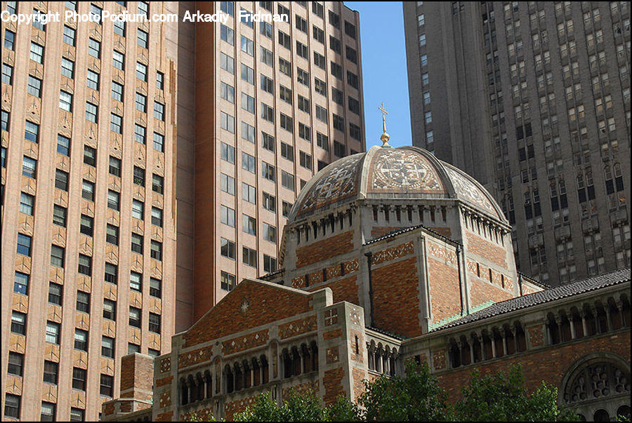 Building, Apartment Building, High Rise, Architecture, Dome, Office Building, City