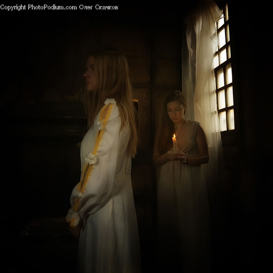 People, Person, Human, Candle, Bridesmaid, Vigil, Robe