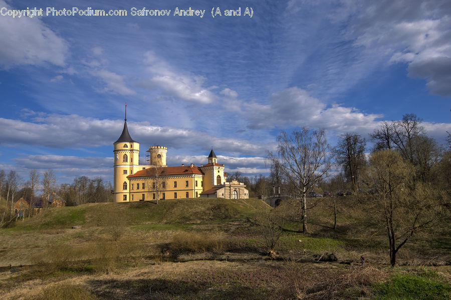 Architecture, Bell Tower, Clock Tower, Tower, Mansion, Castle, Fort