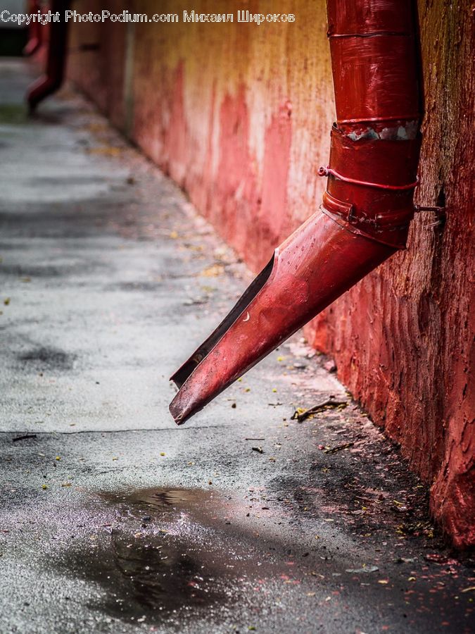 Brick, Pavement, Pot, Pottery, Banister, Handrail