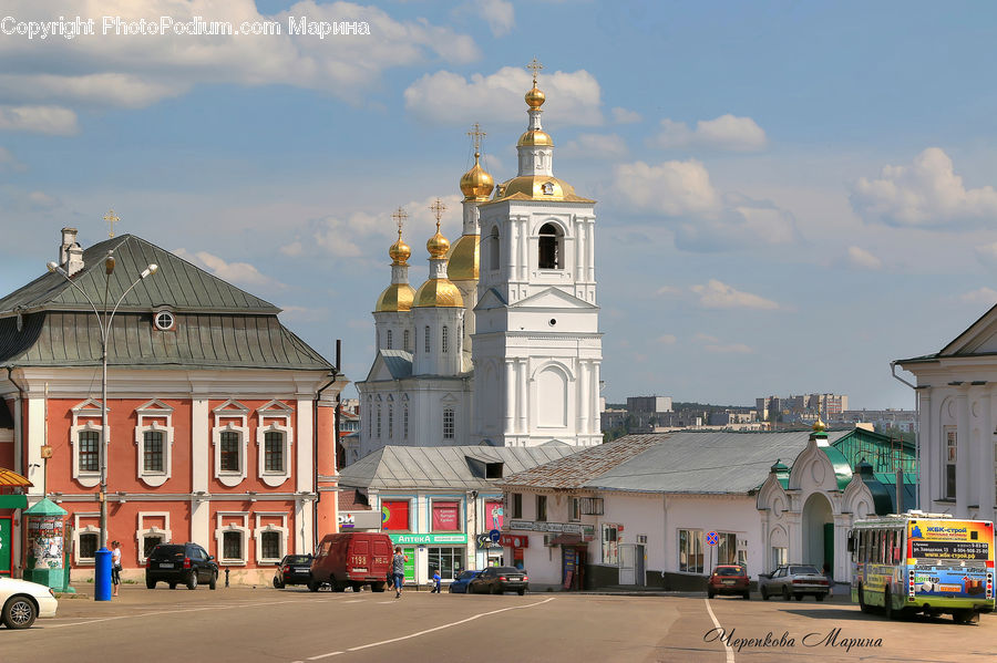 Architecture, Bell Tower, Clock Tower, Tower, Downtown, Plaza, Town