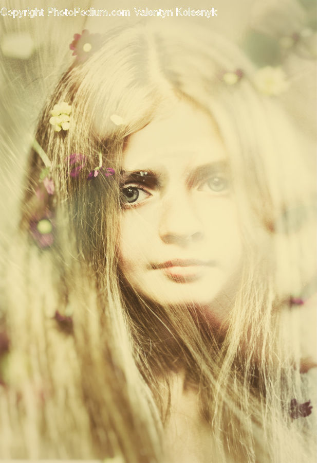 Female, Girl, Person, Woman, Blonde, Face