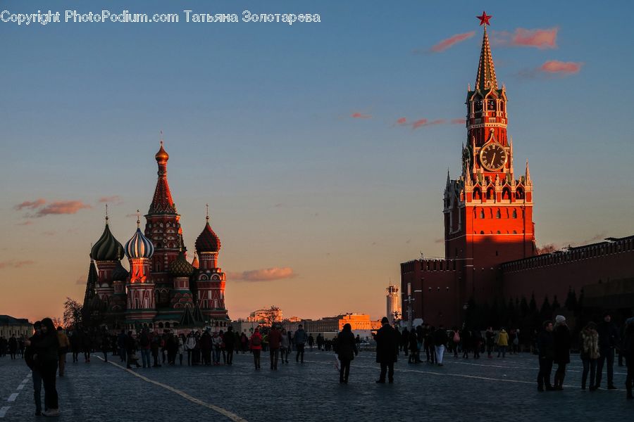 Architecture, Bell Tower, Clock Tower, Tower, Downtown, Plaza, Town Square