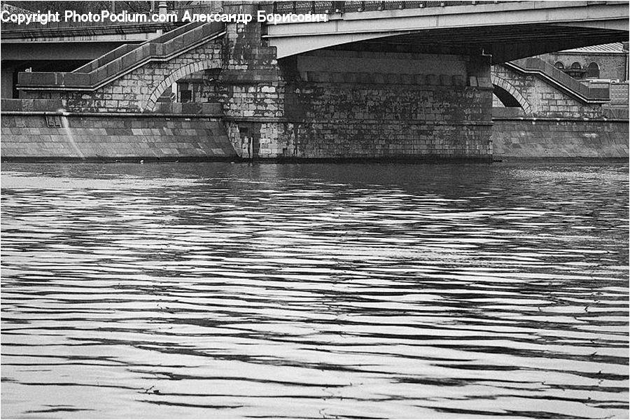 Bridge, Brick, Water, Cabin, Hut, Rural, Shack