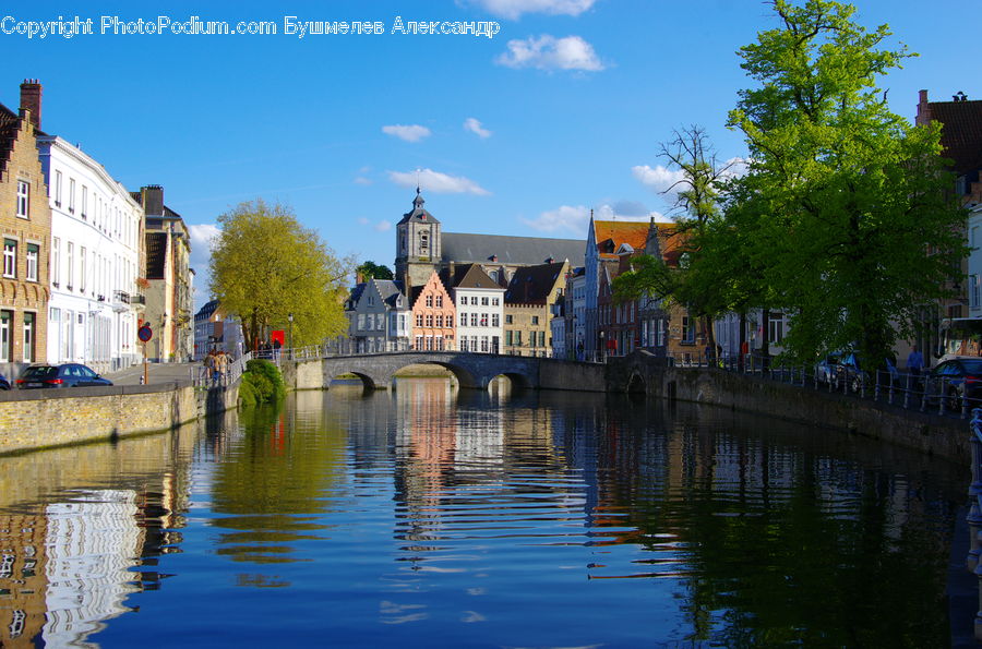 Canal, Outdoors, River, Water, Castle, Ditch, Fort