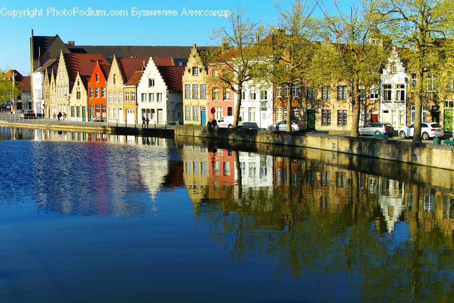 Canal, Outdoors, River, Water, Architecture, Castle, Fort