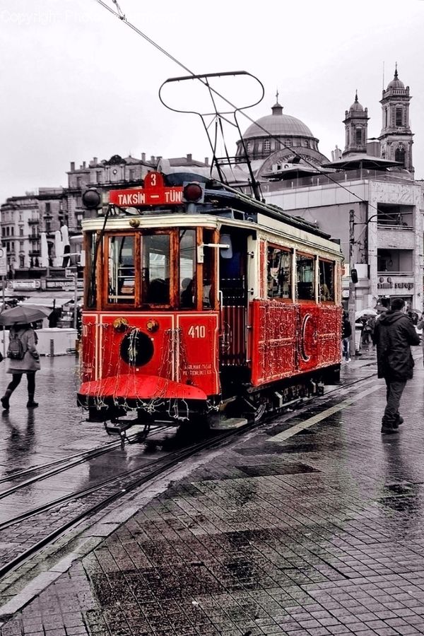 Cable Car, Streetcar, Trolley, Vehicle, Train, Transportation, Rail