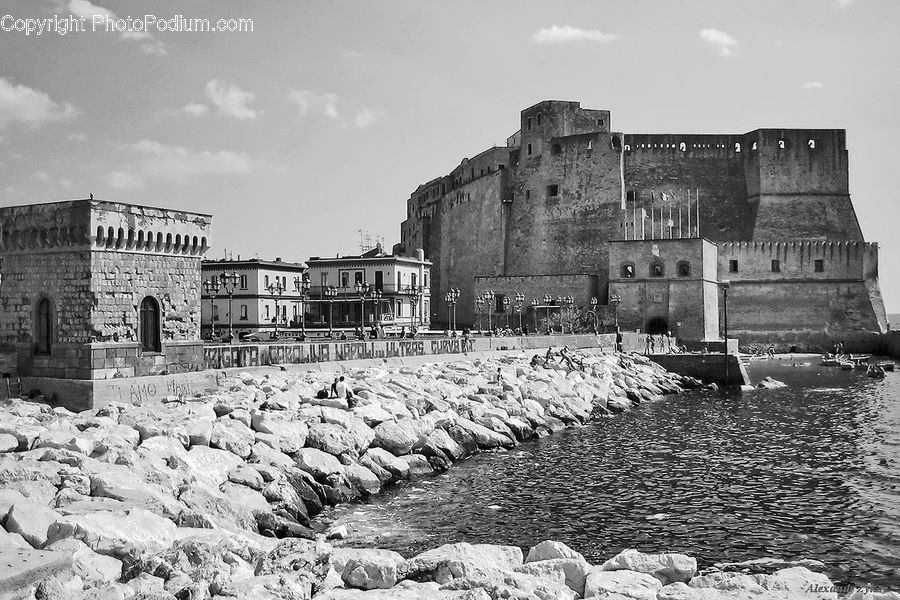 Architecture, Castle, Fort, Ruins, Downtown, Plaza, Town Square
