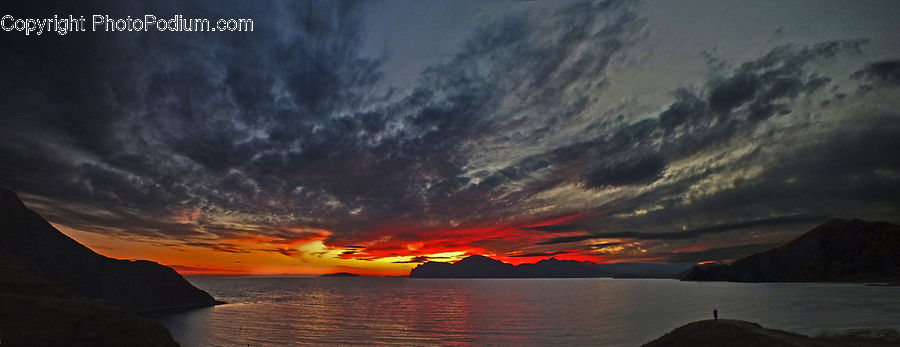 Dawn, Dusk, Sky, Sunrise, Sunset, Azure Sky, Cloud