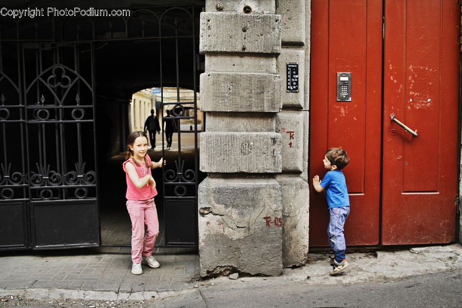 Human, People, Person, Female, Alley, Alleyway, Road