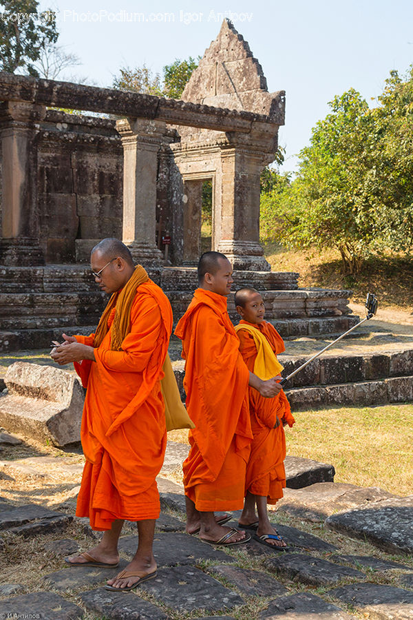 Monk, Person, People, Human