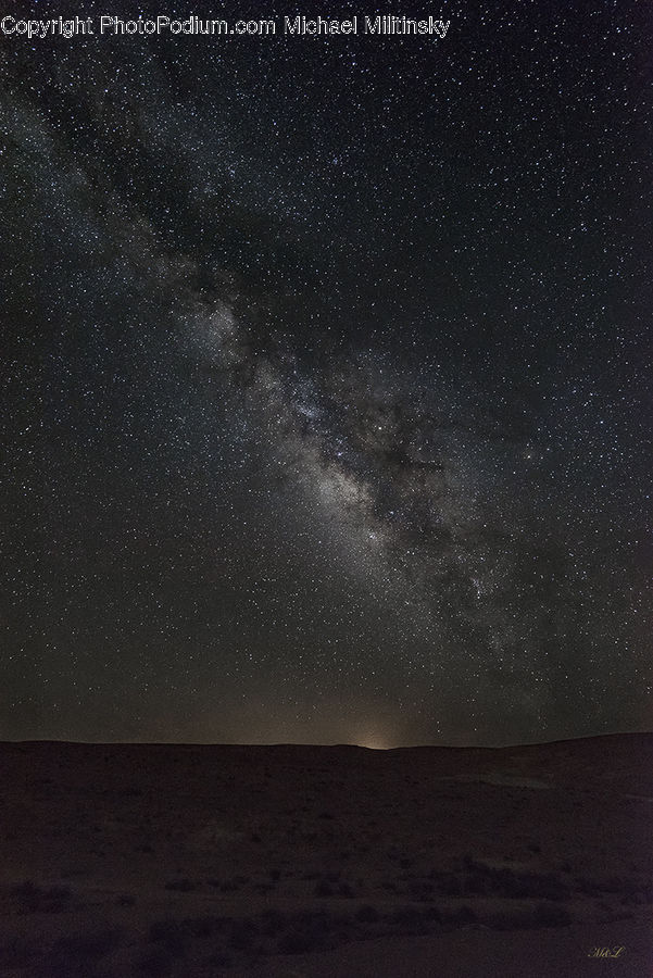 Galaxy, Milky Way, Nebula, Night, Outdoors, Outer Space, Universe