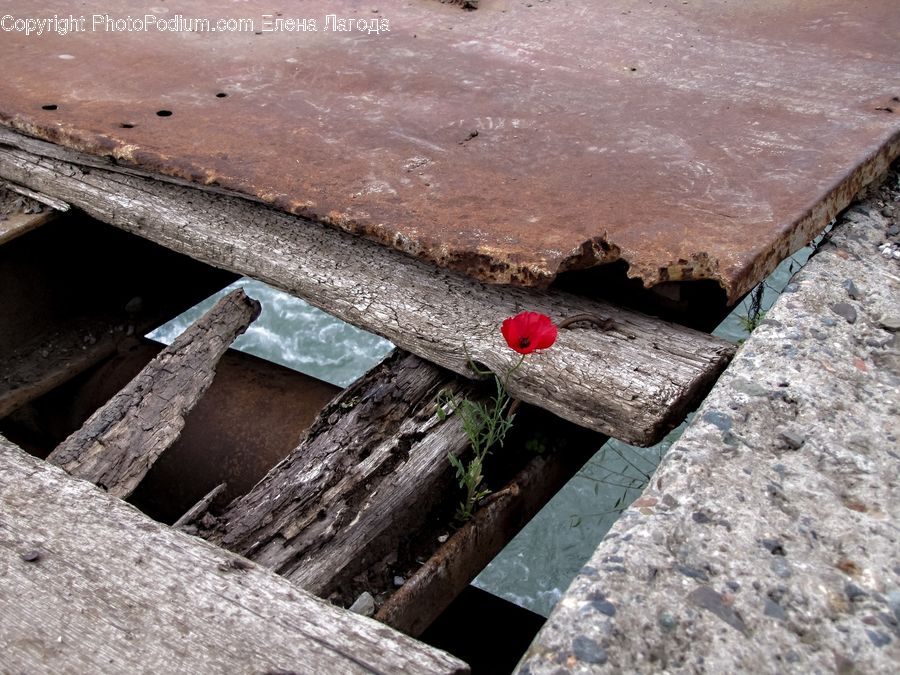 Boat, Dinghy, Rock, Rubble, Crypt, Bunker, Ruins