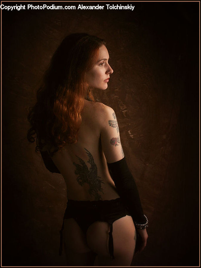 People, Person, Human, Tattoo, Bra, Lingerie, Underwear