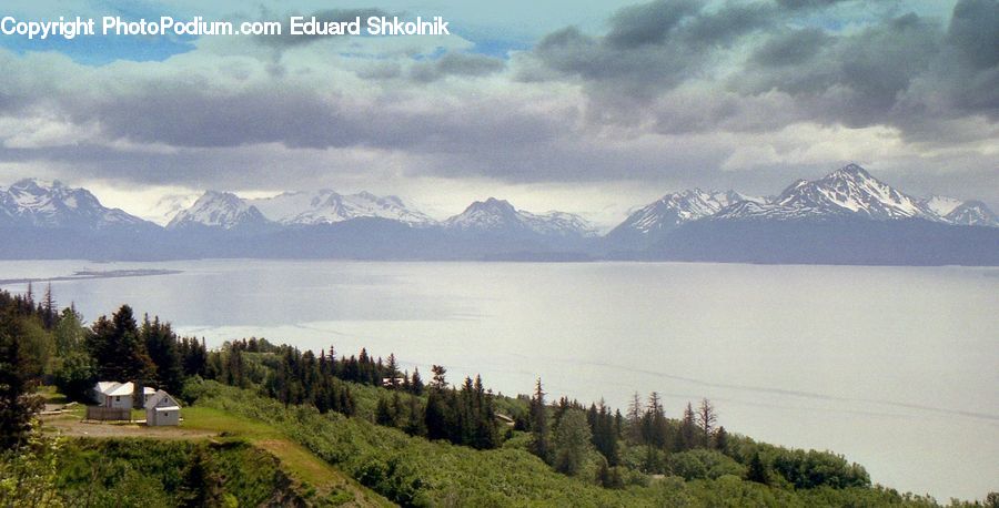 Mountain, Mountain Range, Outdoors, Landscape, Nature, Scenery, Conifer