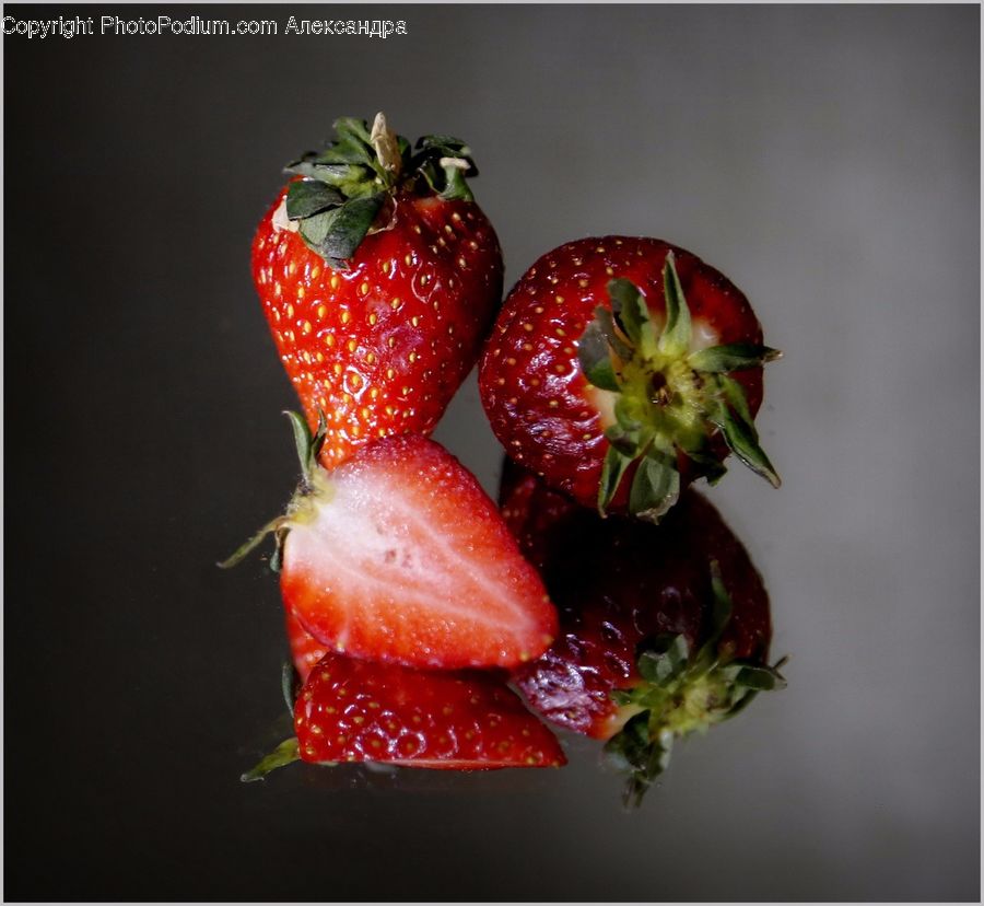 Fruit, Strawberry, Food, Dessert, Bowl, Meal, Dish