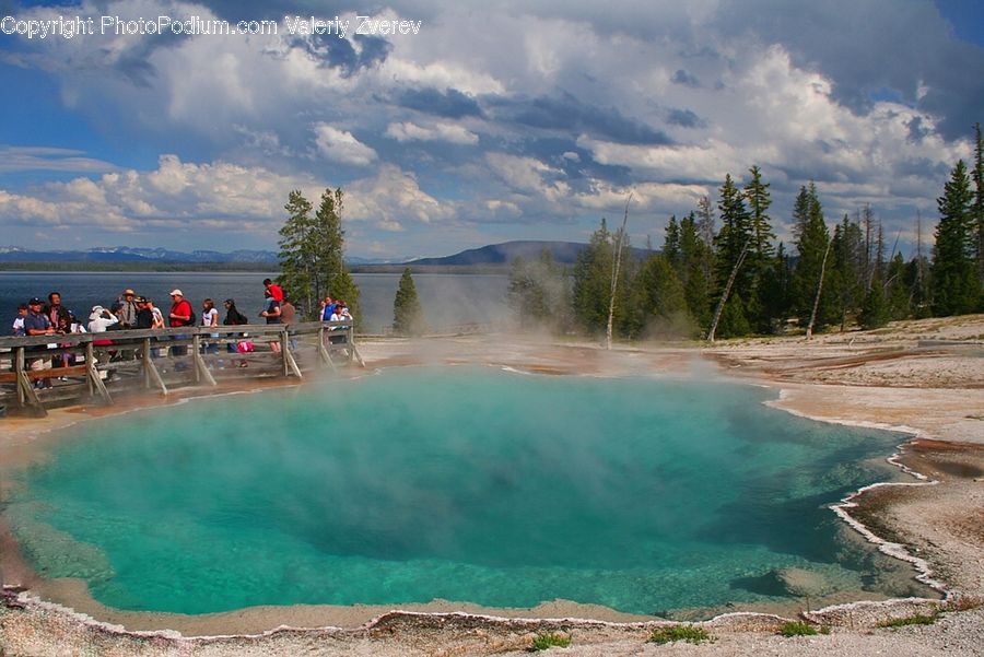 Eruption, Geyser, Outdoors, Water, Basin, Coast, Sea