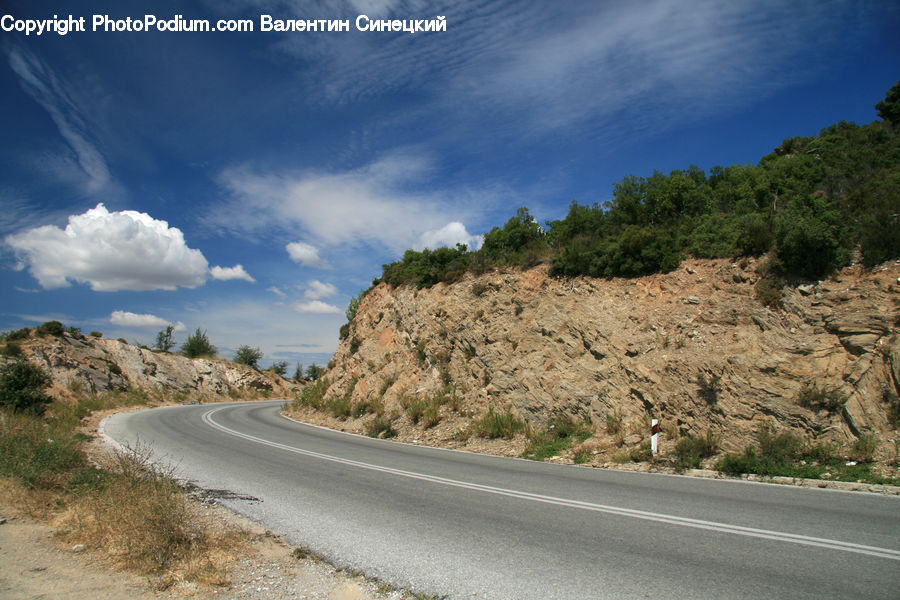 Dirt Road, Gravel, Road, Landscape, Nature, Scenery, Asphalt