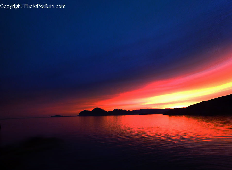 Dawn, Dusk, Sky, Sunrise, Sunset, Red Sky, Outdoors