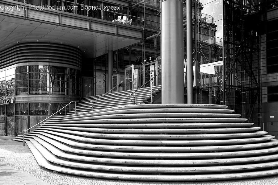 Column, Pillar, City, Downtown, Urban