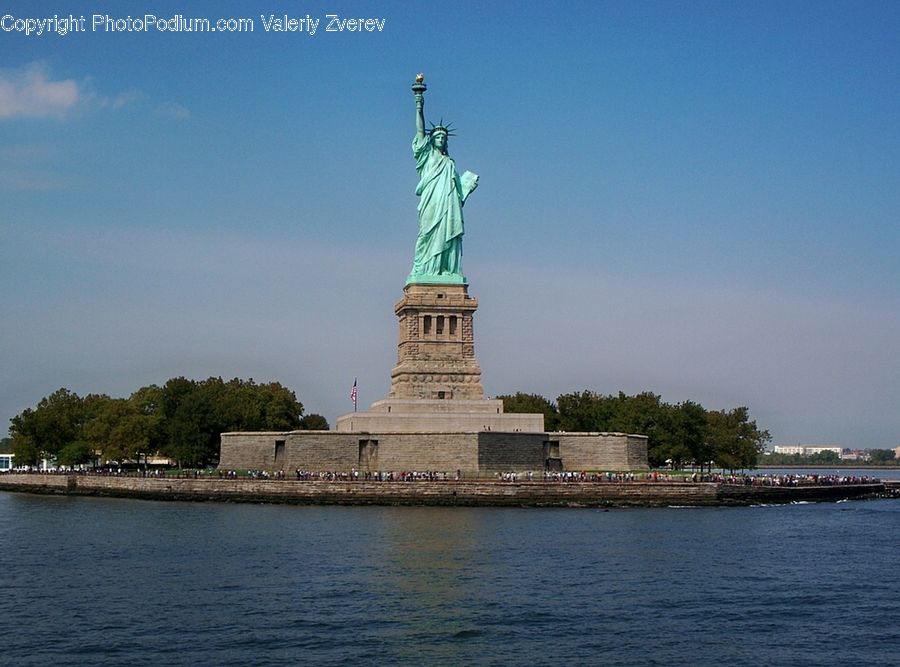Monument, Art, Sculpture, Statue, Waterfront, Architecture, Castle