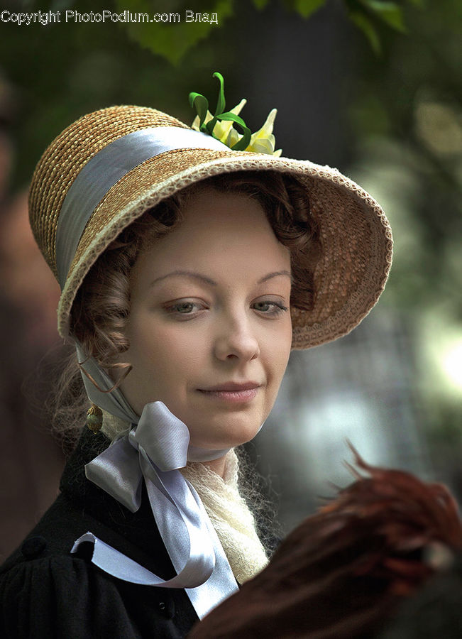 People, Person, Human, Bonnet, Hat, Female, Girl